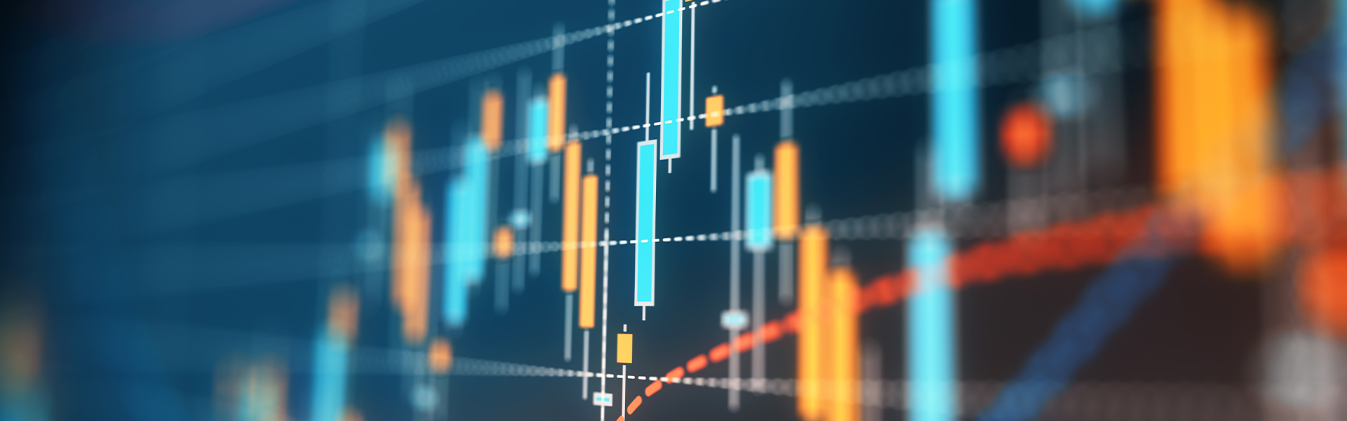 A generic candlestick chart.